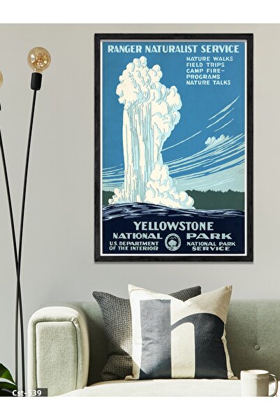 CeSht Ranger Naturalist Service One Piece Black Wooden Framed Painting