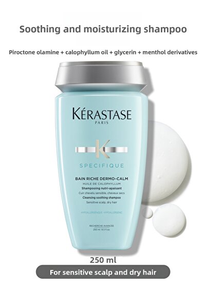Kerastase Specifique Bain Dermocalm Riche Anti-sensitivity Shampoo For Dry Scalp 250 ml