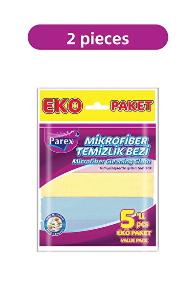 Parex قماش تنظيف من الألياف الدقيقة، عبوة مزدوجة من 5 قطع