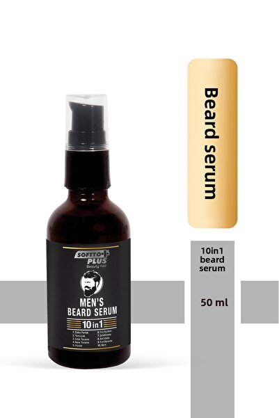 Softto Plus سيروم اللحية للرجال 10 في 1 - 50 مل