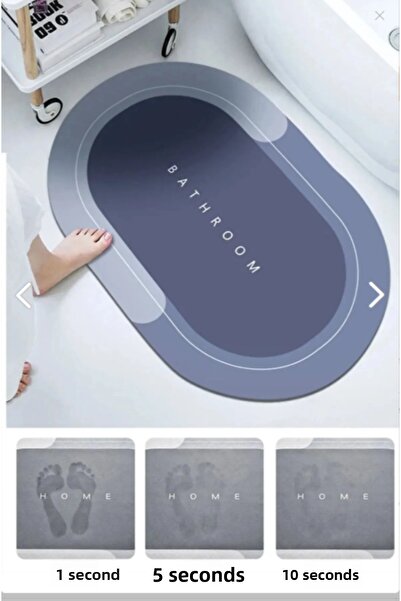 çeçem ticaret Водопоглъщаща подложка Стилен дизайн Подложка за измиване Неплъ...