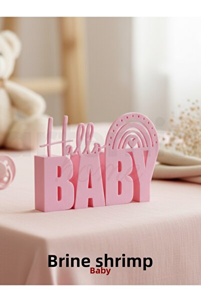 Artemia Home Hello Baby Table Decor | Baby Shower Sign | Baby Girl Birth Party Decoration