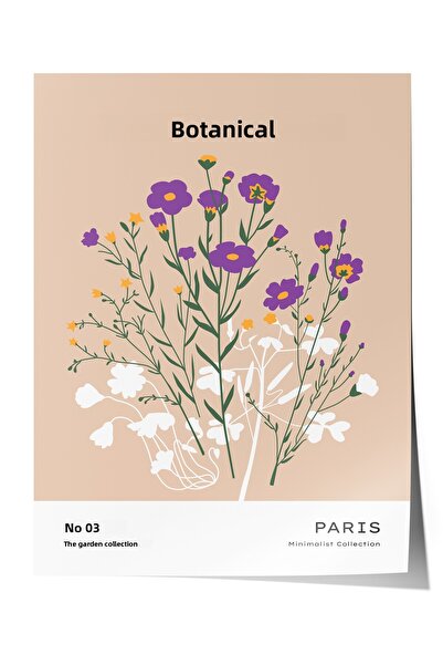 Zestia Poster fără ramă, Flori sălbatice - Botanique Paris, Poster decorativ ...