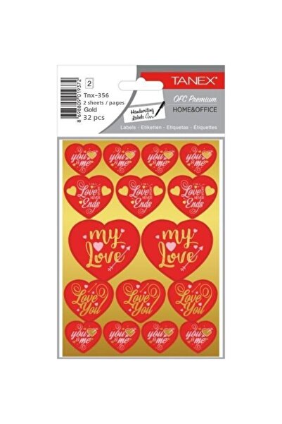 Tanex Etichetă Inimă Aurie-6 2 buc. Tnx-356