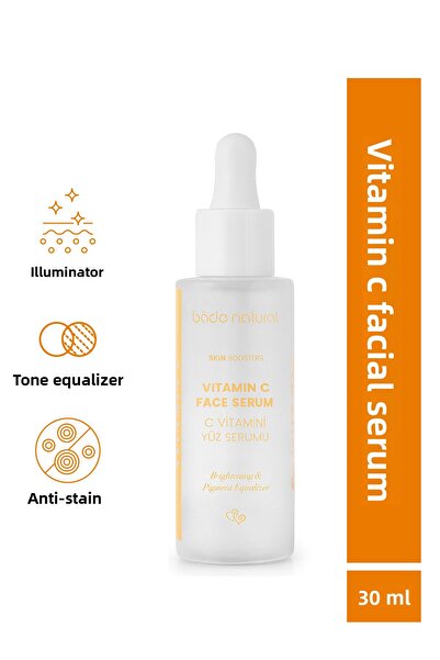 Bade Natural Vitamin C Face Serum Brightening, Tone Equalizing and Anti-Blemi...