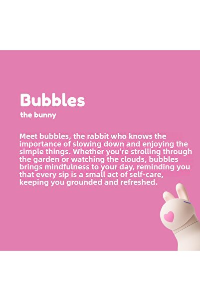 Asobu Pink Bunny Bestie Bottle