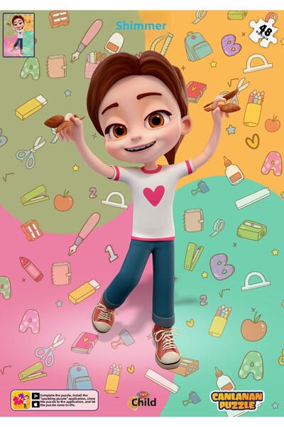 TRT ÇOCUK PIRIL Pırıl Canlanan Puzzle (Ar) - Pırıl Silifke