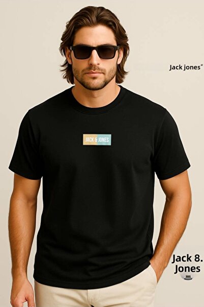 Jack & Jones Ανδρικό μπλουζάκι με τυπωμένο λογότυπο - Pan