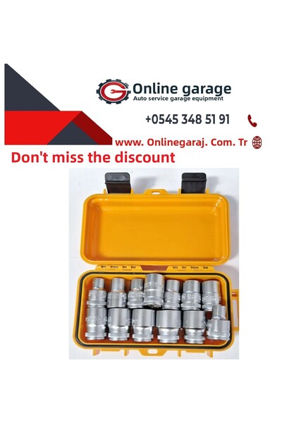 Rico طقم مفاتيح ربط سداسية 1/2 بوصة 6 قطع 13 قطعة