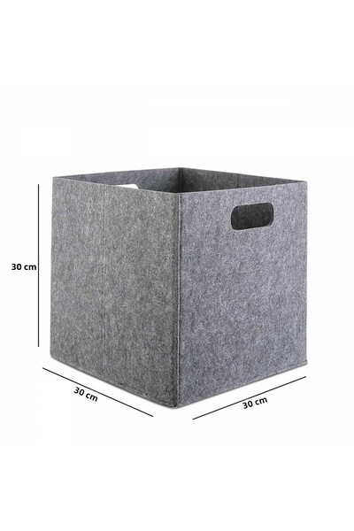 HOMİNG Single 30X30 cm Multi-Purpose Felt Organizer Closet Organizer