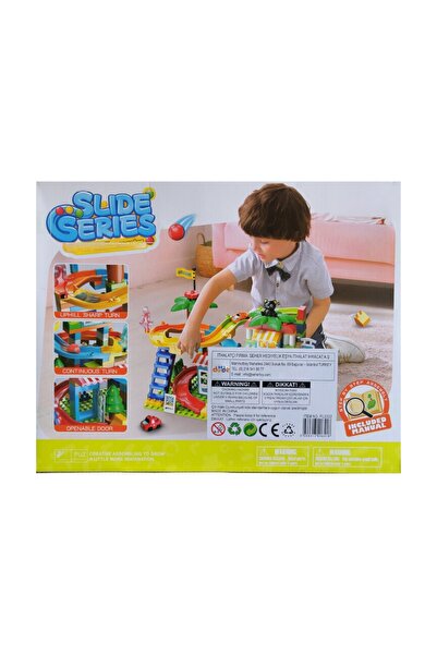 KentOyuncaK مكعبات بناء كبيرة 116 قطعة - قطار الملاهي في الغابة