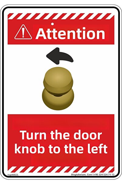 isgtabelam 15×20 سم/قطعتان/ديكوتا/قم بتدوير مقبض الباب نحو اليسار