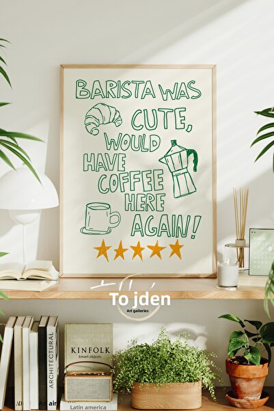 tablodea Decor minimalist în stil Pinterest pentru colțul de cafea, masă deco...