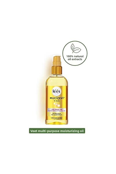 Veet زيت معجزة احترافي بعد إزالة الشعر واستخدامه اليومي 100 مل