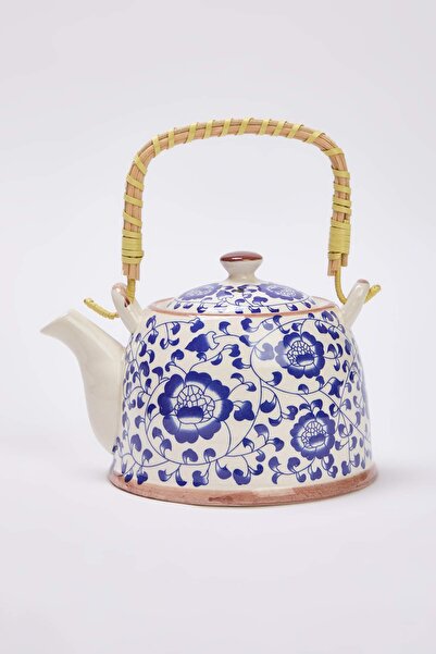 TRENDYOLMİLLA HOME Porcelain Patterned Teapot 750 ml Tphaw26Ml00000