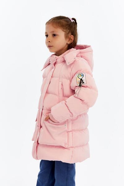 Benittokids Girl's Thick Winter Hooded Coat 51349
