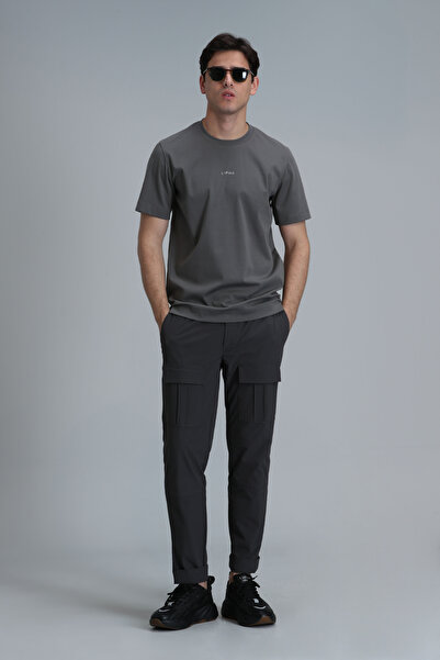 Lufian Antony Modern Grafik T- Shirt Yeşil