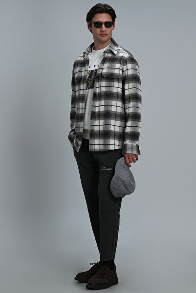 Lufian Ardasan Erkek Basic Gömlek Regular Fit Yeşil