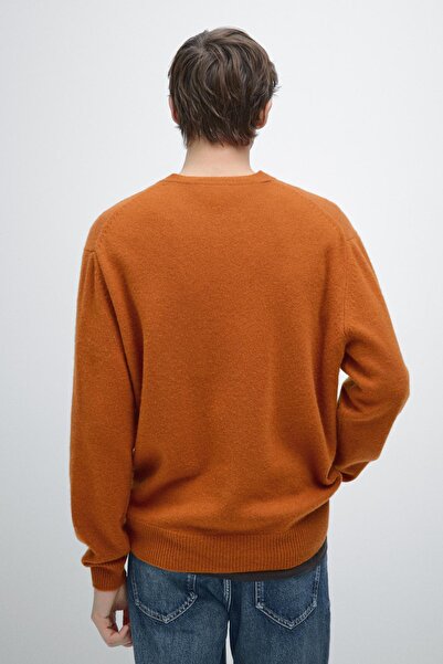 Massimo Dutti Yün karışımlı bisiklet yaka triko kazak