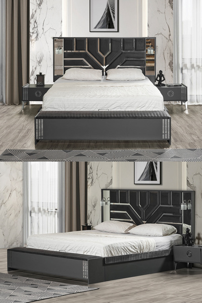 EDSY HOME Roma Bençli Bazalı Karyola