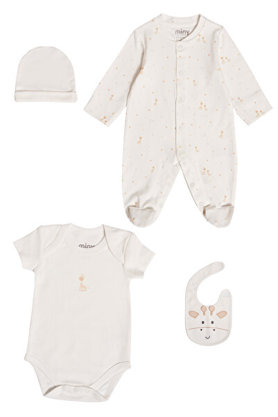 Miny Center Tulumlu Unisex Bebek 4'lü Set