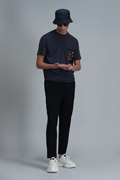 Lufian Exotıc Modern Grafik T- Shirt Antrasit