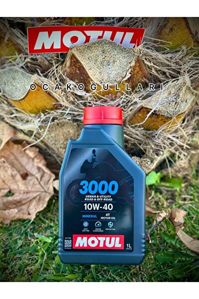 Motul 3000 10W-40 MINERAL MOTOR YAĞI 1 LİTRE YENİ SERİ