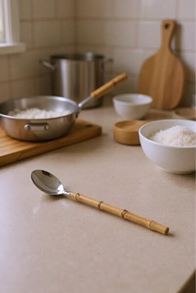 Bambum Mundo Bamboo Handle Spoon 32*5cm