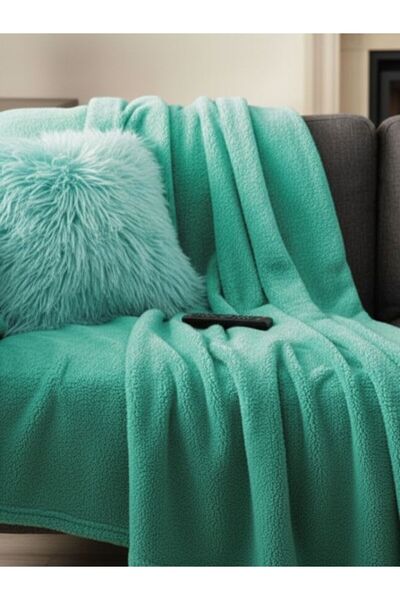 Mulberry Wellsoft Blanket Television Blanket Plush Fleece Blanket Single 170*230 Mint Green