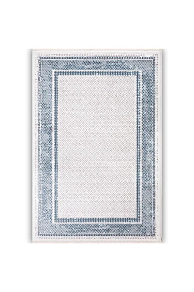 Bahariye Halı Craft Plus 150x230 B116 Beyaz Mavi