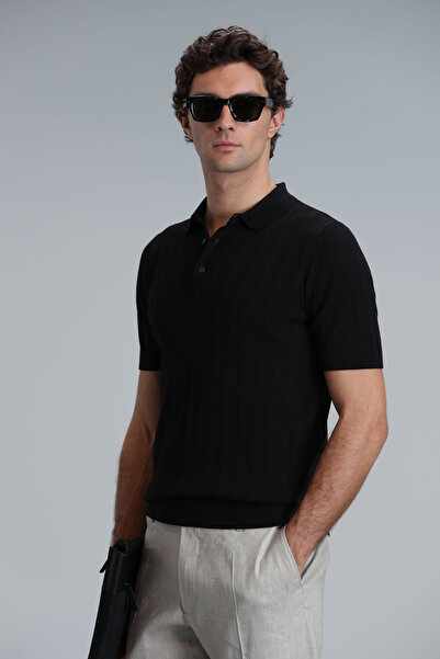 Lufian Marcel Erkek Kazak Siyah