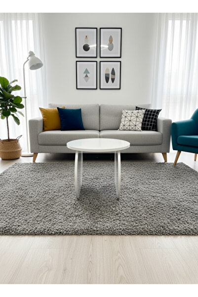 NORDVİA Modern Tasarım Orta Sehpa-Zigon Sehpa– Beyaz 50x44cm