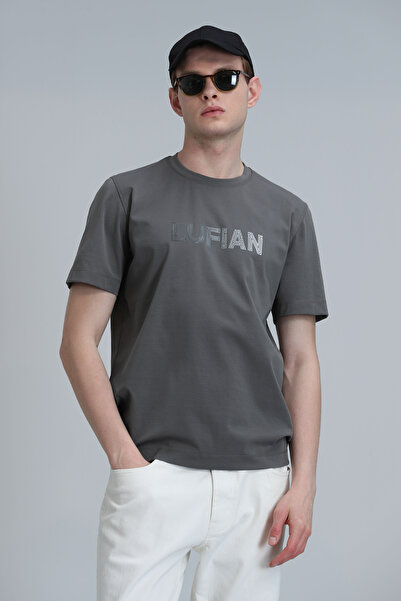 Lufian Benjamın Modern Grafik T- Shirt Yeşil