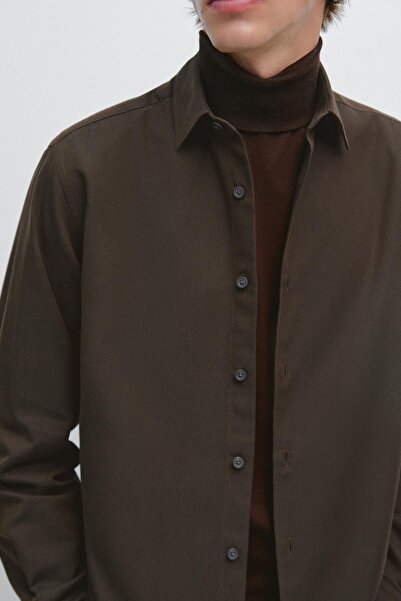 Massimo Dutti Regular fit fitilli gömlek