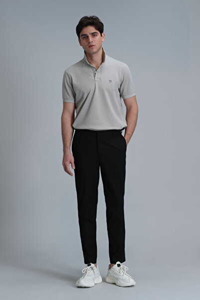 Lufian Laon Smart ανδρικό μπλουζάκι πόλο Slim Fit Beige