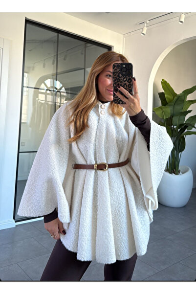 BE CHİC Жіночий бежевий поясний буклет з тканини саша панчо m5000