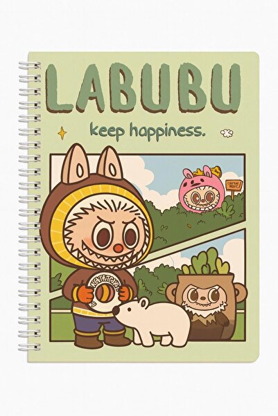 uğurlu dükkan Labubu Spri̇le Notebook