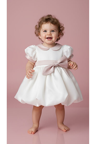 Jolanda Bebek Elbise/ Kız Bebek Özel Gün & Doğum Günü Elbisesi