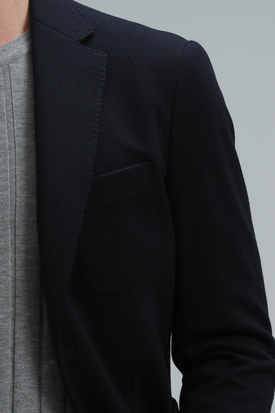 Lufian Pıetro Spor Erkek Blazer Ceket Slim Fit Lacivert