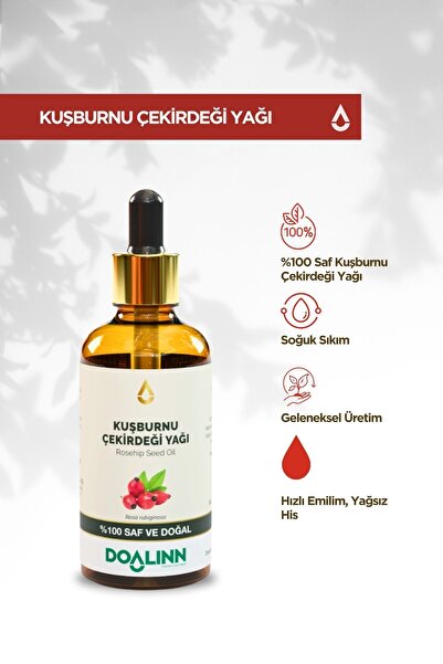 Doalinn زيت بذور ثمر الورد (روزا كانينا) 100 مل.