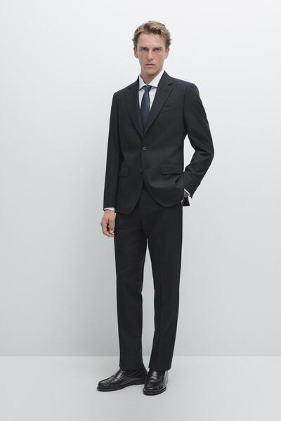 Massimo Dutti %100 yün klasik blazer