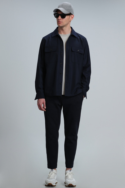 Lufian Ανδρικό μακρυμάνικο μπλουζάκι Merlin μπεζ