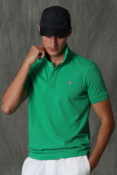 Lufian Laon Smart Men's Polo T-Shirt Light Green