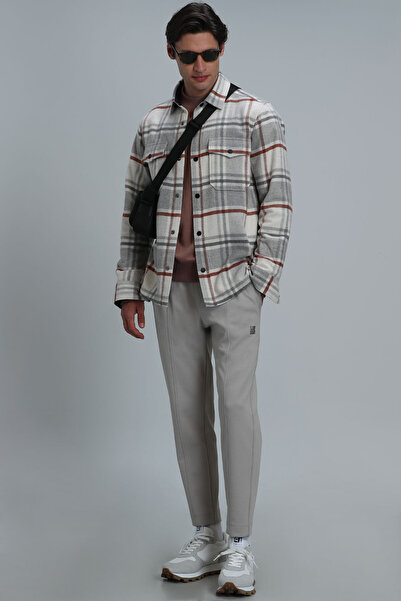 Lufian Fresh Erkek Basic Gömlek Regular Fit Tarçın