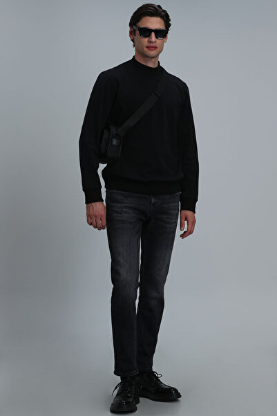 Lufian Randal Erkek Sweatshirt Siyah
