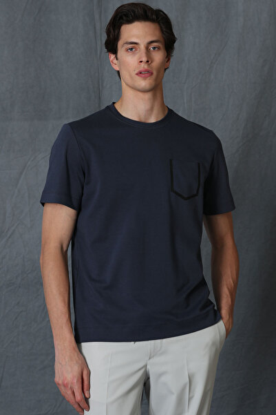 Lufian Sırıus Modern Grafik T- Shirt Antrasit