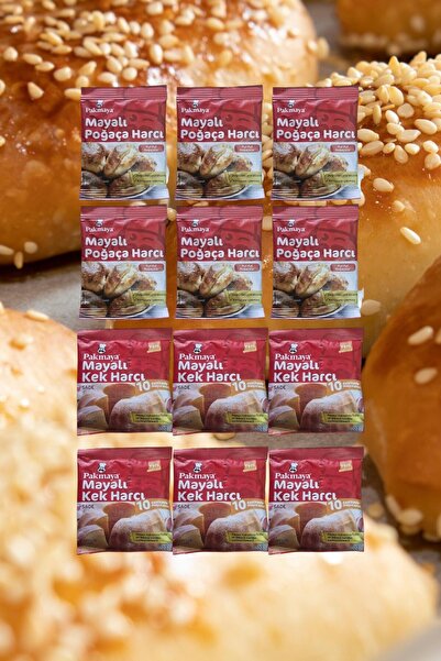 Pakmaya Mayalı Poğaça Harcı 35 gr* 6 Adet & Mayalı Kek Harcı Sade 28 Gr * 6 Adet Toplam 12 Paket.