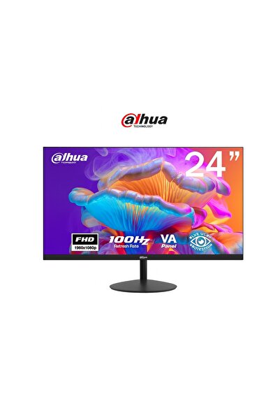 DAHUA شاشة DHI-LM24-A200Y مقاس 24 بوصة VA عالية الدقة 1080 بكسل وتردد 100 هرتز بدون حواف مع منفذ HDMI (24 بوصة VA)