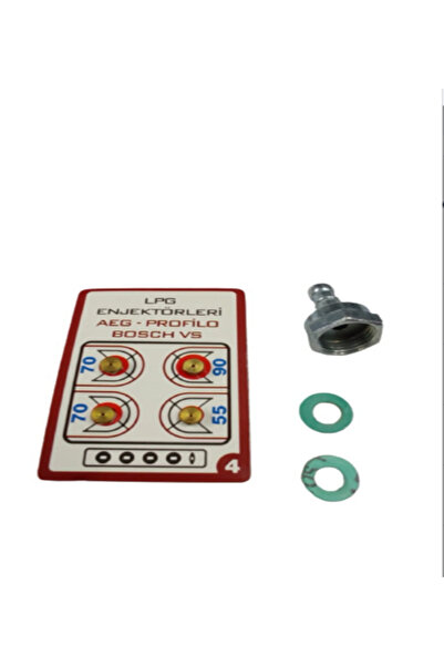 Haydi Lpg Ocak Memesi Enjektör 4 Lü Set, Dirsek Conta Bütün Markalar Için