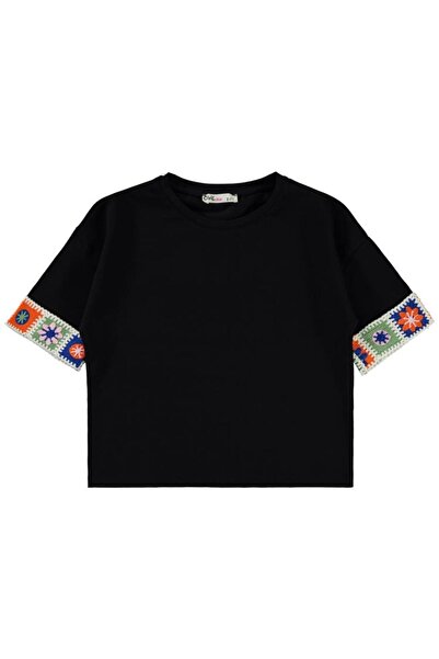 Civil Girls Κοριτσίστικο T-Shirt 6-9 ετών Μαύρο